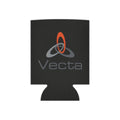 Vecta logo Can Cooler | neoprene drink koozie, black